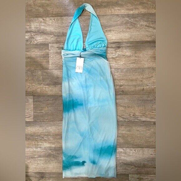 ZARA BLOGGER FAVE!!! Halter Midi Dress NWT - Picture 16 of 16